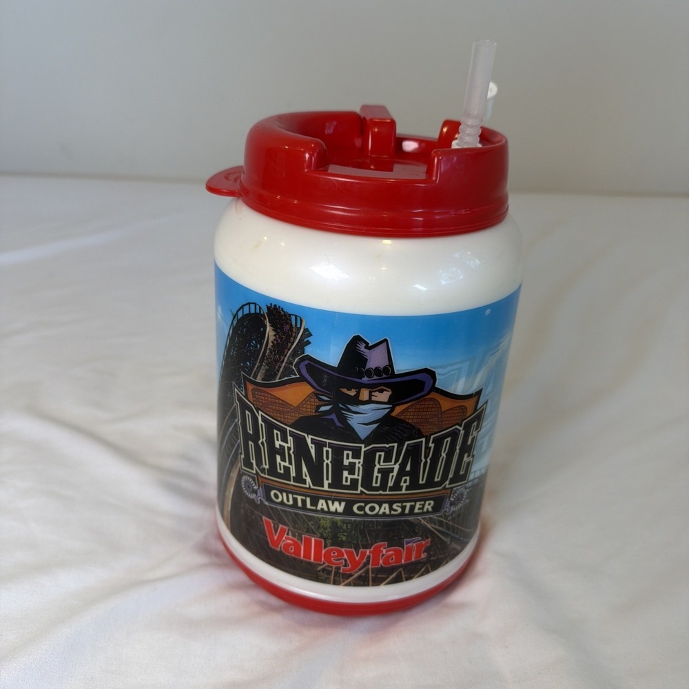Whirley Classic 64 oz Insulated Tumbler Oversize W/ Straw Valley Fair Renegade